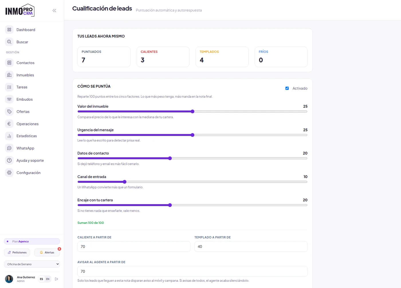 Autorespuesta inmediata en InmoProCRM: Contesta al lead en segundos